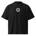 GoodBrother oversized organic cotton tee in black — front